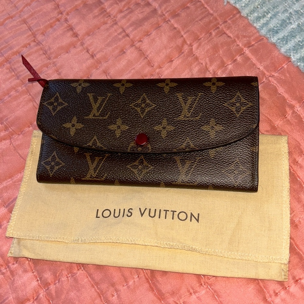 Louis Vuitton Emilie Long Wallet Fuchsia